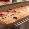 Concord 12′ Shuffleboard Chestnut Rec Room