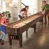 Concord 12′ Shuffleboard Chestnut Rec Room