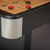 Delray 12′ Shuffleboard Matte Black Rec Room