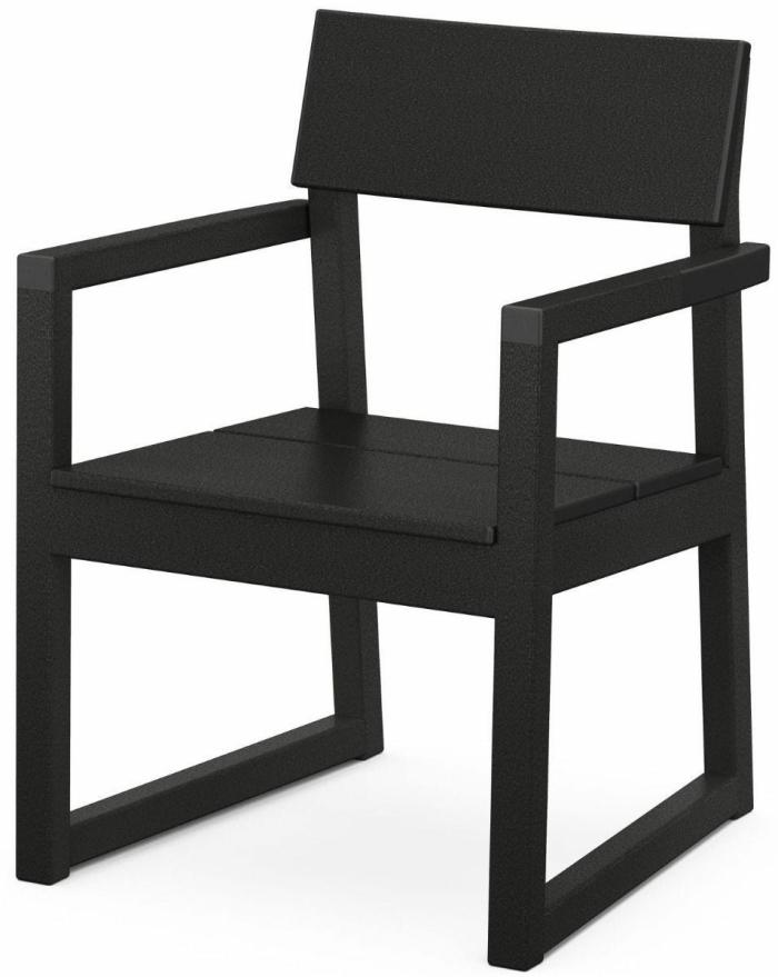 Edge Dining Arm Chair – Black Dining Chairs