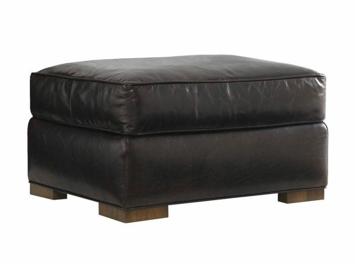 Edgemere Leather Ottoman Furniture