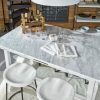 Elena Marble Top Counter Table Bars & Barstools