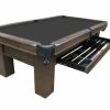 Elias 8′ Poplar Pool Table With Storage Drawer Pool & Billiards Tables