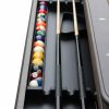 Elias 8′ Poplar Pool Table With Storage Drawer Pool & Billiards Tables