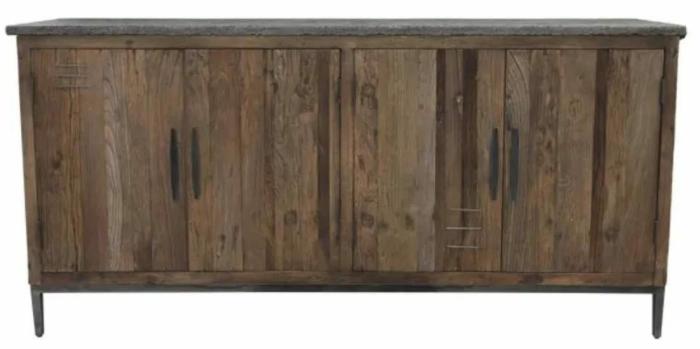 Ellen Collection 4 Door Stone Top Sideboard Buffet & Sideboards