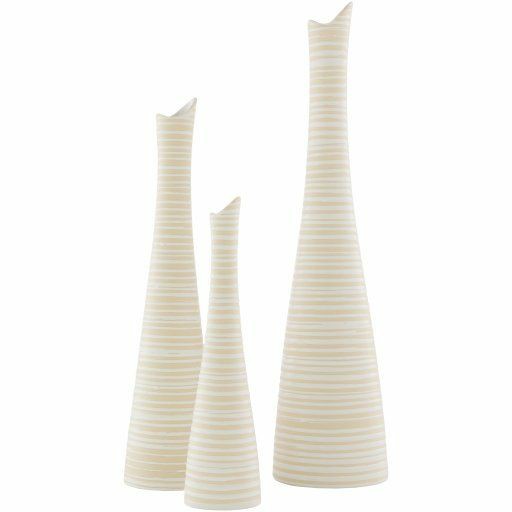 Emily Outdoor Vase – Set Of 3 – Beige Accents & Decor