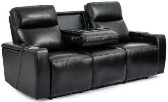 Entertainment Power Reclining Console Sofa Furniture