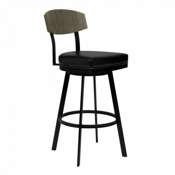 Fairmont Counter Height Bar Stool – Matte Black Bar Stools