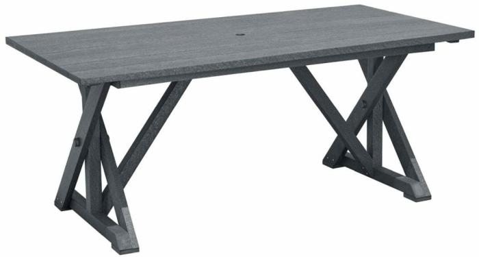 Harvest 72″ Dining Table – Slate Grey Dining & Chat Tables