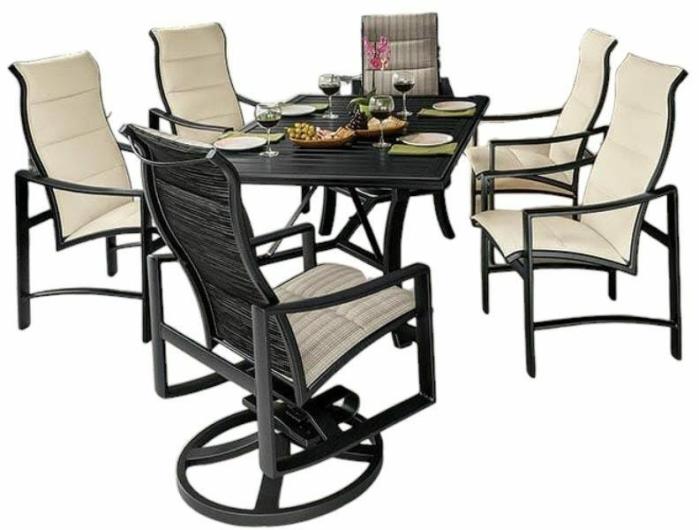 Kenzo 7-Piece Dining Set – Obsidian/Pathway Dining Sets