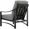 Kenzo Lounge Chair – Obsidian Panama Graphite Lounge Chairs