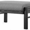 Kenzo Ottoman – Obsidian Panama Graphite Outdoor