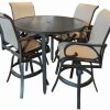 Key Largo 48″ Round Bar Height Table Dining & Chat Tables