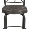 Killona Counter Height Bar Stool – Antique Pewter Grey Bar Stools