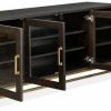 Lindon 70″ 4-Door Console – Coffee Bean Furniture