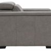 Lioni Power Recliner – Grey Furniture