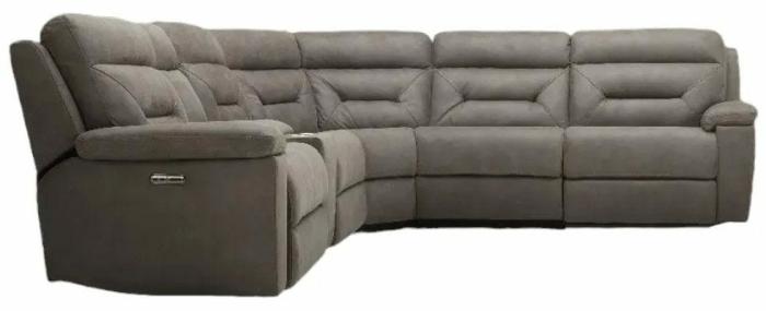 Madison 6-Piece Power Sectional – Brown Furniture