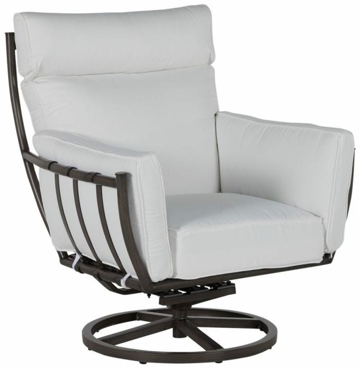 Majorca Swivel Rocker – Slate Grey Lounge Chairs