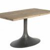 Megan 56″ Rectangle Table – Medium Grey Dining & Kitchen