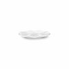 Melamine Round Canape Plate – Ruffle White Outdoor