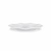 Melamine Round Salad Plate – Ruffle White Outdoor