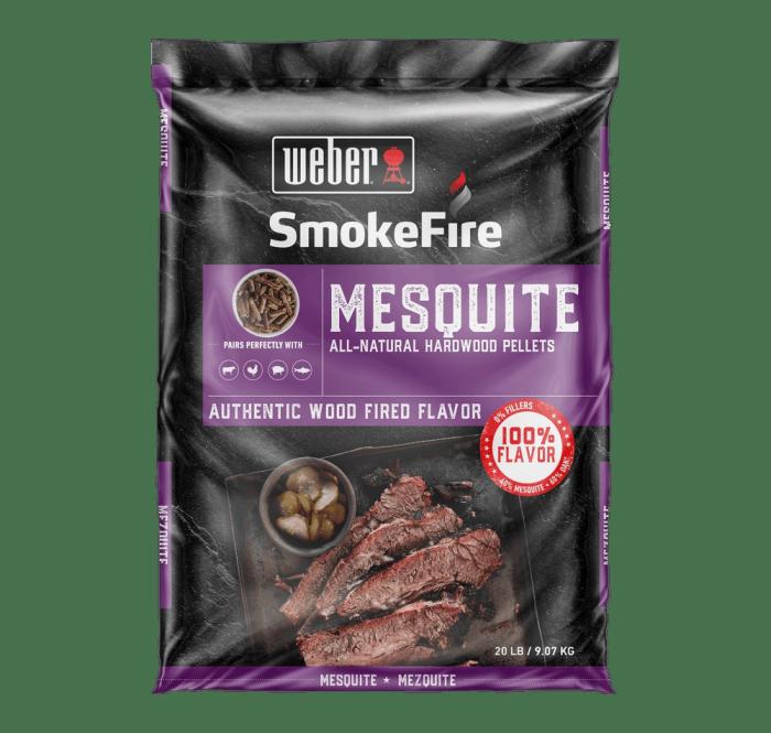 Mesquite All-Natural Hardwood Pellets – 20Lbs Grill Accessories