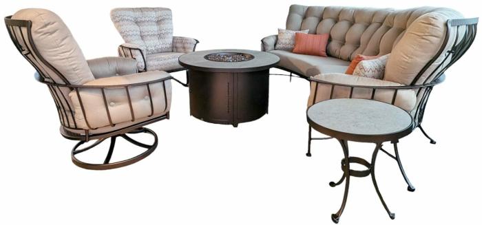 Monterra Curved Sectional Seating Set Outdoor