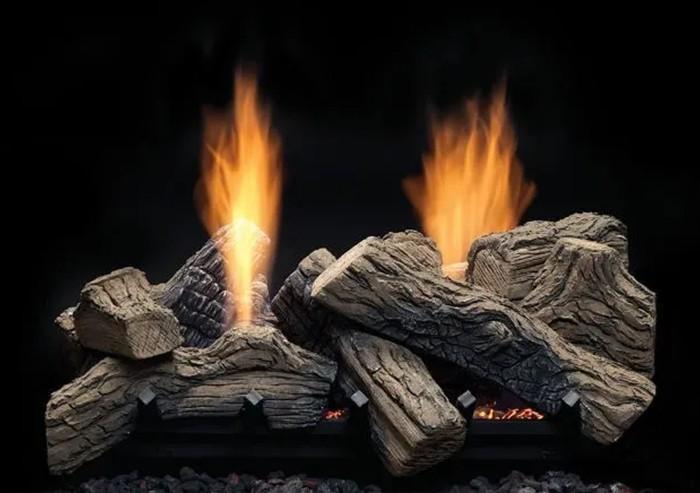 Natural Blaze Vent Free Gas Log Set Fireplaces