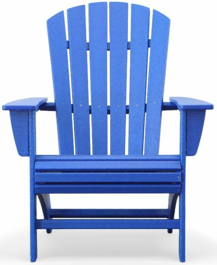 Nautical Curveback Adirondack Chair – Pacific Blue Adirondack Chairs