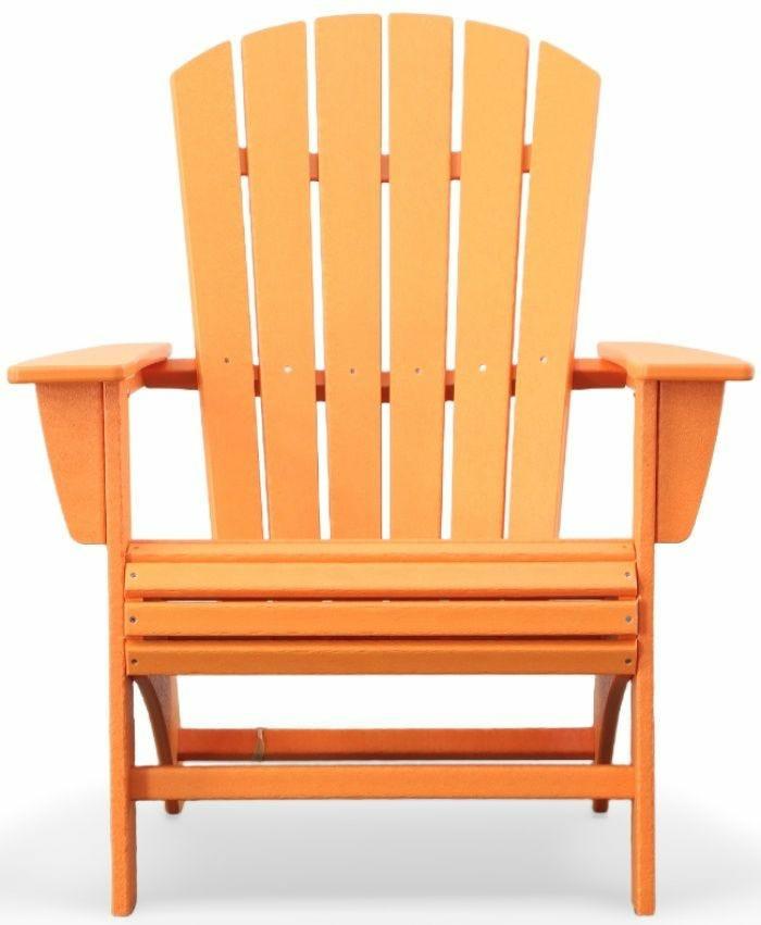 Nautical Curveback Adirondack Chair – Tangerine Adirondack Chairs