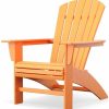 Nautical Curveback Adirondack Chair – Tangerine Adirondack Chairs