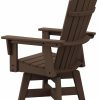 Nautical Curveback Swivel Dining Chair – Mahogany Adirondack Chairs