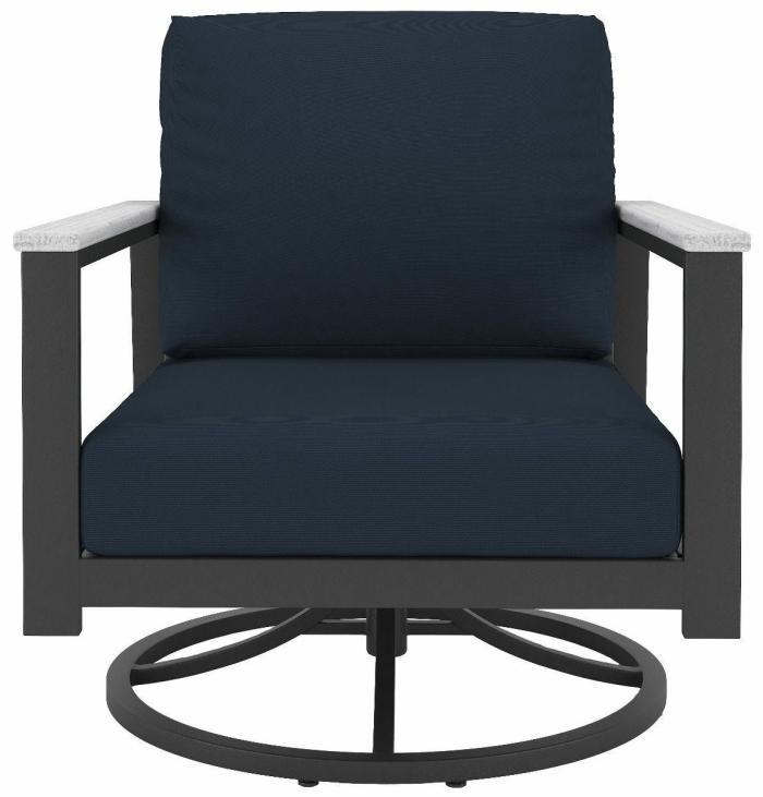 Newport Swivel Rocker – Tangent Arm Lounge Chairs