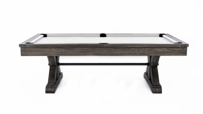 Otis 8′ Pool Table Weathered Grey Pool & Billiards Tables