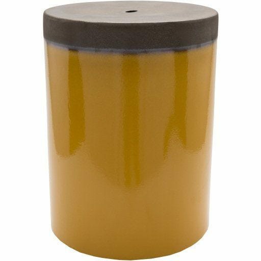 Palominas Gry Outdoor Garden Stool – Mustard Accents & Decor