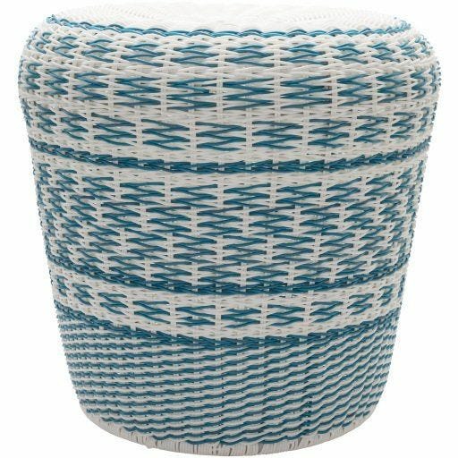 Parkdale Outdoor Garden Stool – Sky Blue Accents & Decor