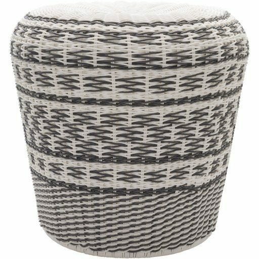 Parkdale Outdoor Garden Stool – White Accents & Decor