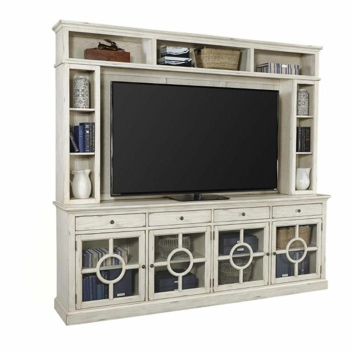 Radius 96″ Console & Hutch – Alabaster Furniture