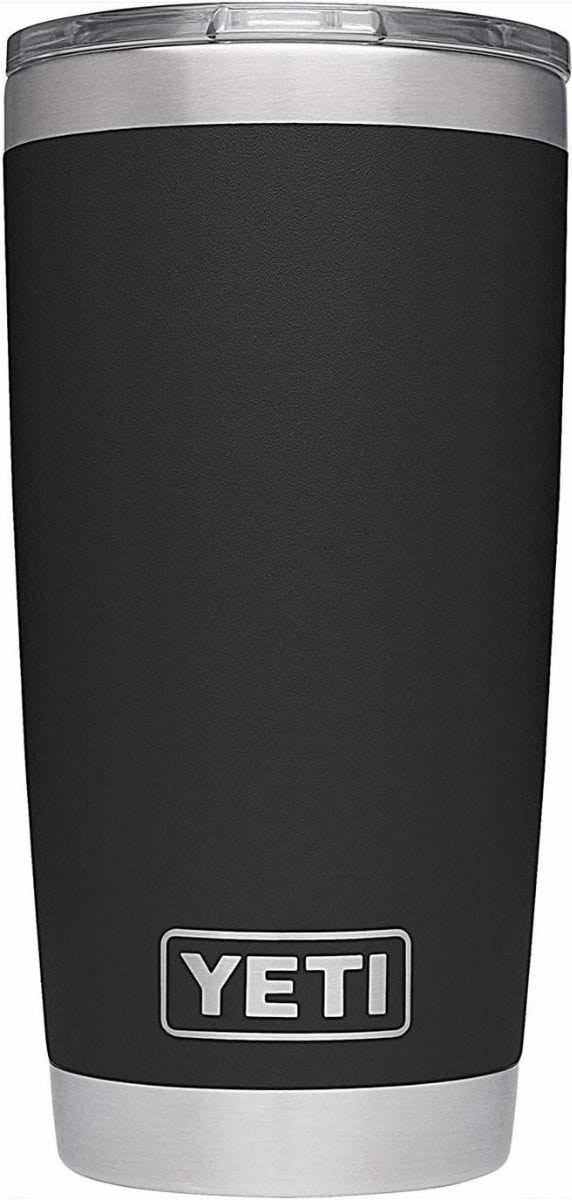 Rambler 20Oz Tumbler With Magslider Lid – Black Outdoor