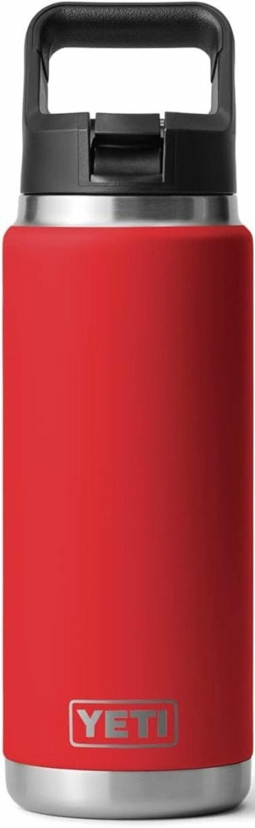 Rambler 26Oz Bottle With Straw – Rescue Red Outdoor