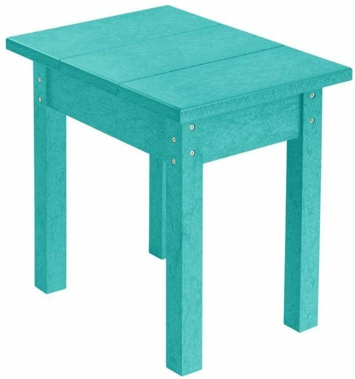 Rectangular End Table – Turquoise Accent Tables