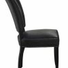 Ronan Collection Cushioned Leather Side Chair Dining & Kitchen