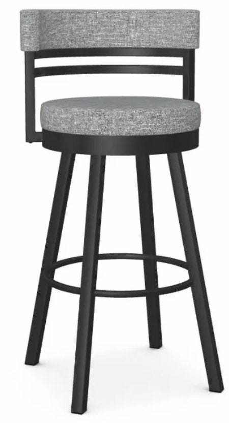 Ronny Swivel Bar Stool – Black Bar Stools