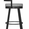 Ronny Swivel Bar Stool – Black Bar Stools