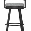 Ronny Swivel Bar Stool – Black Bar Stools