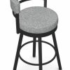 Ronny Swivel Bar Stool – Black Bar Stools