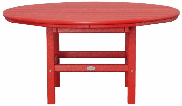 Round Coffee Table – Red Accent Tables