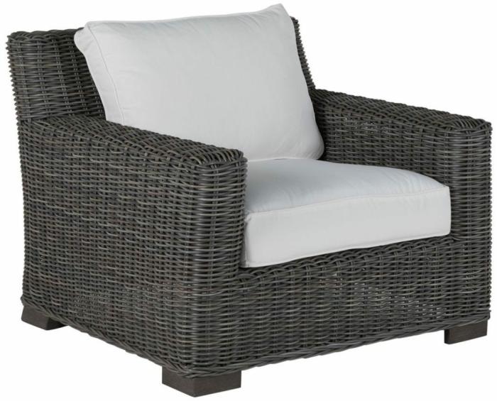 Rustic Lounge Chair – Slate Grey / Bistro Silver Lounge Chairs