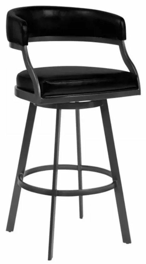 San Marco Bar Stool – Mineral Vintage Black Bar Stools