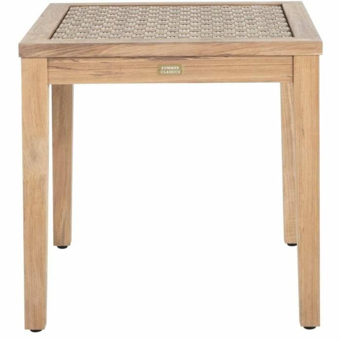 Savannah Teak End Table – Natural Accent Tables